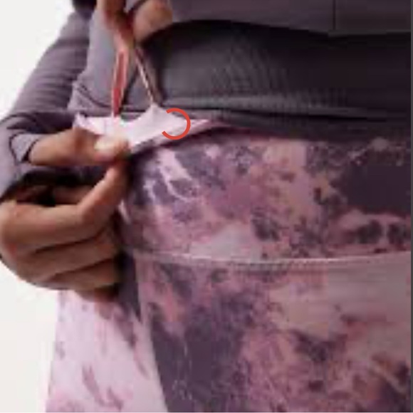 Athleta ATHLETA GIRL HIGH RISE CHIT CHAT TIGHT Size XXXL/16 Pink Purple 982645 - Picture 2 of 8